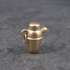 Antique 10K Water Pitcher Urn Charm Pendant